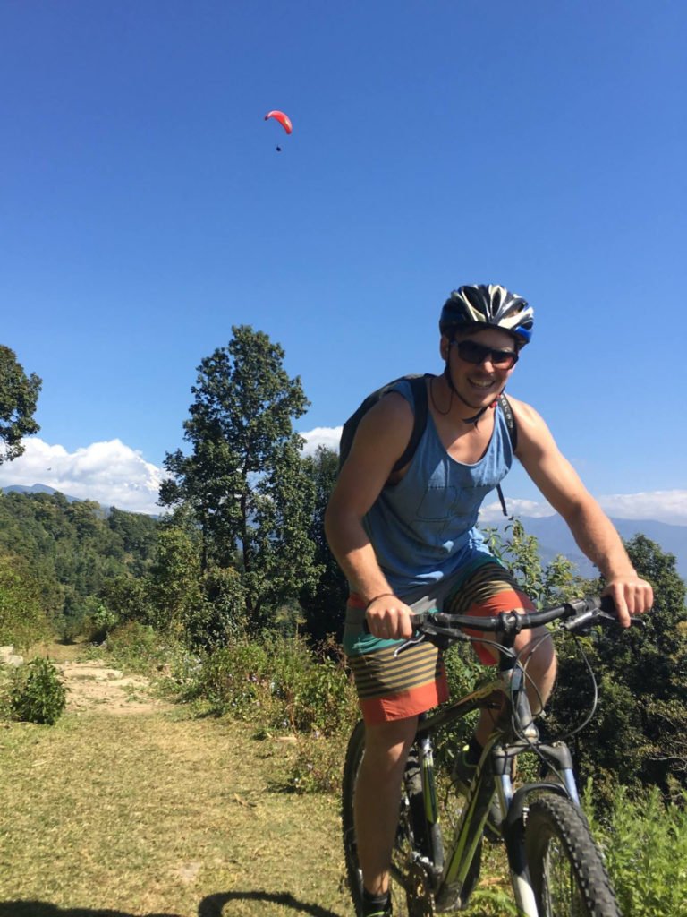 Paddlingresa Nepal, mountainbike och skärmflyg, Mattias Wagenius