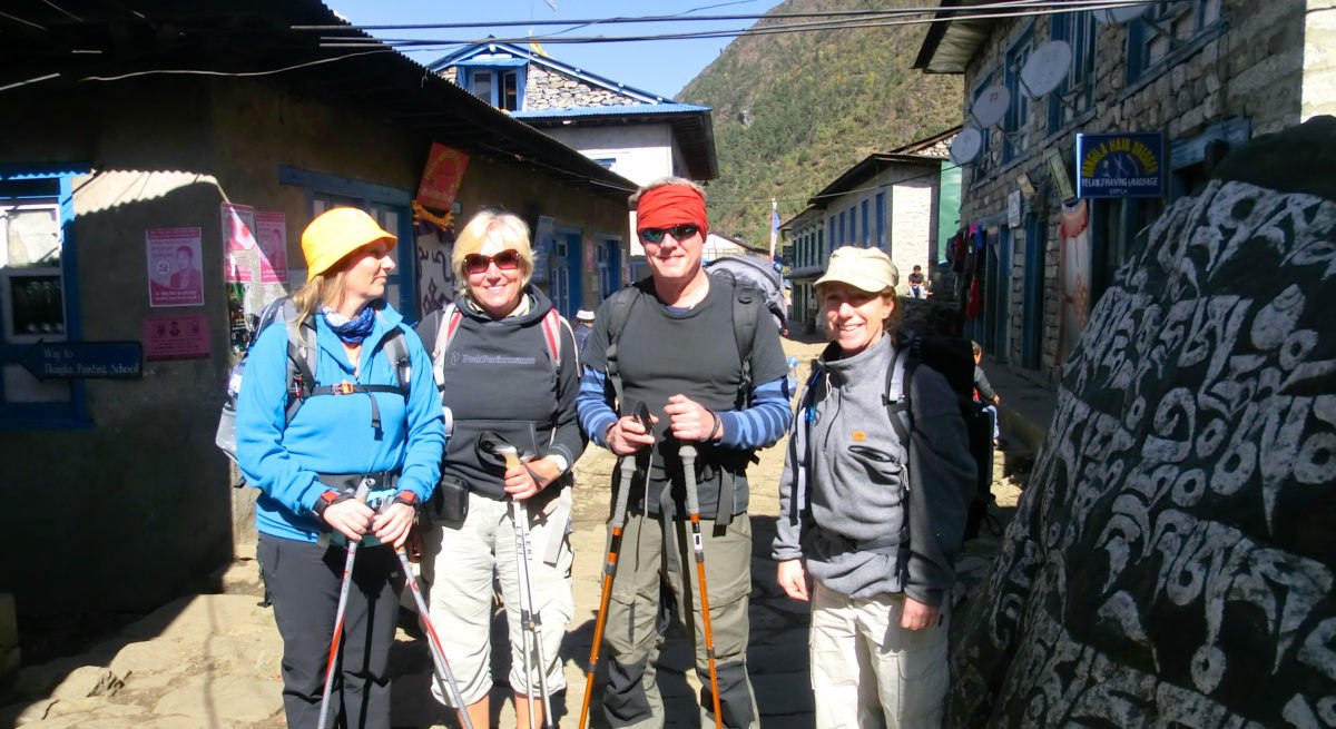 gruppresa Everest, gruppbild i Lukla