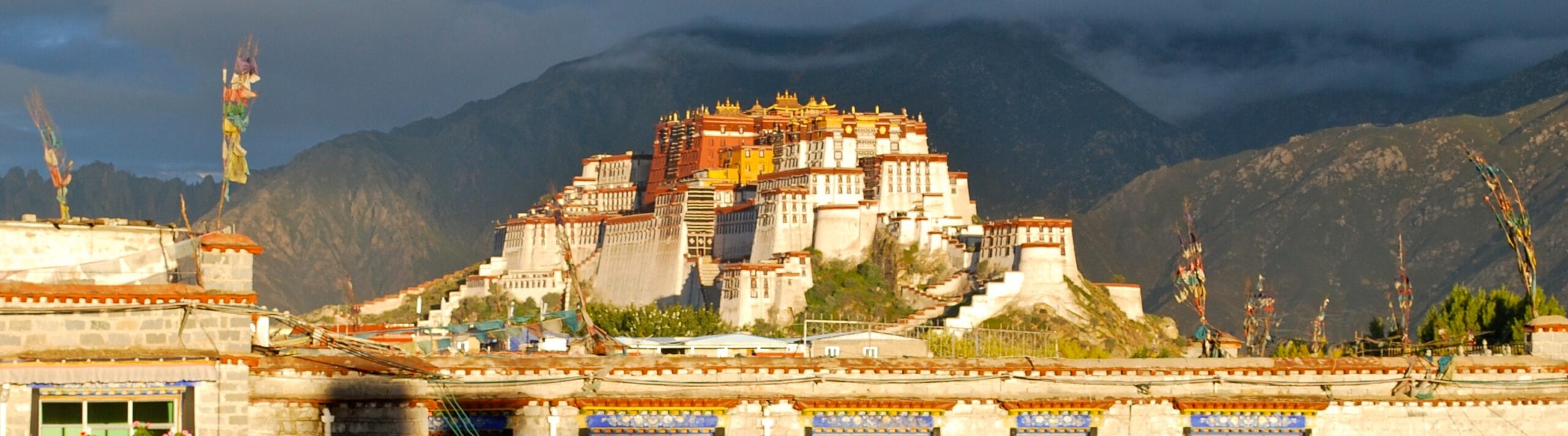 Potala-palatset på resa i Tibet